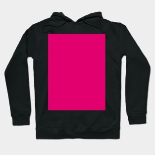 Minimalist Preppy  hibiscus color hot pink fuchsia Hoodie